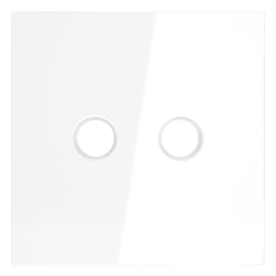 Накладка для розетки телевизионной оконечной TV+SAT Voltum S70 (белый глянцевый) VLS001601