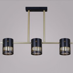 Потолочная люстра Reluce 06675-0.3-03 GD+BK GX53