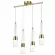 Подвесной светильник Odeon Light Lump 5043/42L, Золото, Прозрачный, Теплый белый