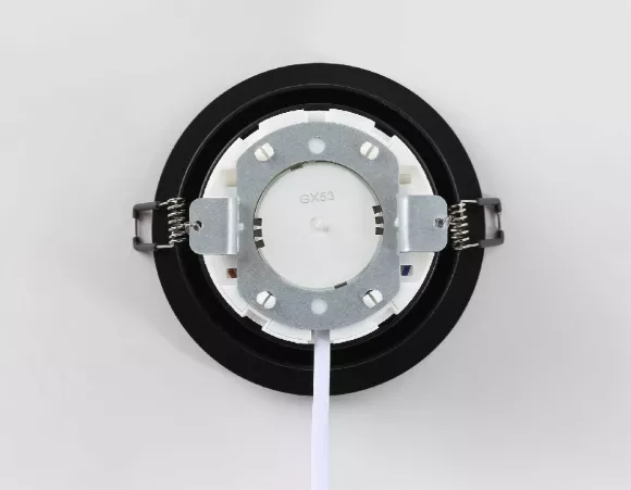 Встраиваемый светильник Ambrella Light GX Standard Tech Techno Spot TN52333, Черный, Металл, Минимализм стиль, вид сверху
