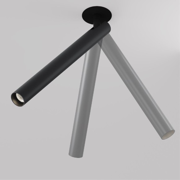 Светодиодный спот Maytoni Focus T C141RS-L300-6W4K-B, LED, 6W, черный