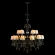 Подвесная люстра Loft IT Grace 10203/12+6 Black, Черный, Белый, Металл, крупный план