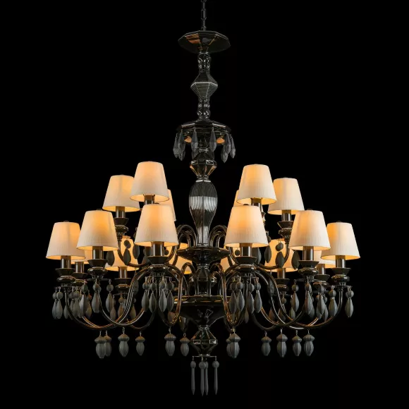 Подвесная люстра Loft IT Grace 10203/12+6 Black, Арт-деко, Белый Подвесная люстра Loft IT Grace 10203/12+6 Black, Арт-деко, Белый
