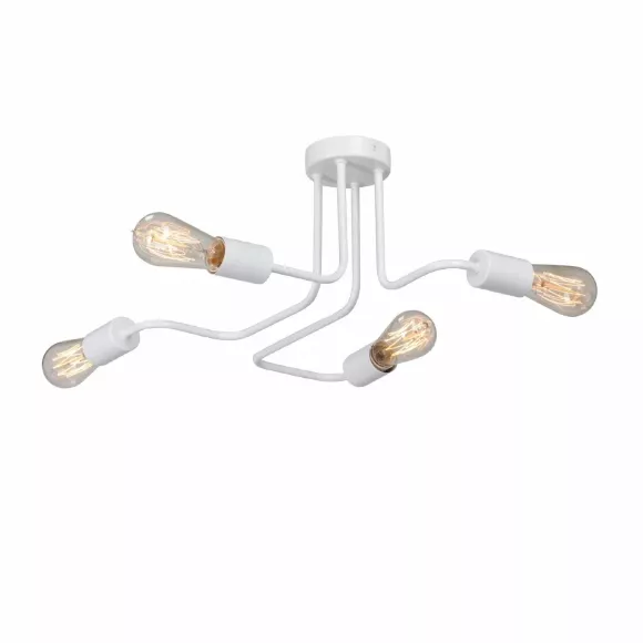 Потолочная люстра Vitaluce V4196-0/4PL, Лофт, Белый