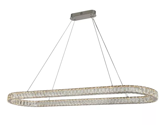 Подвесная люстра Newport 8580/140 C oval chrome М0071382 Подвесная люстра Newport 8580/140 C oval chrome М0071382