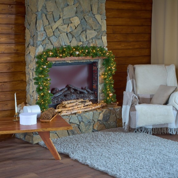 Гирлянда Роса Uniel ULD-S2000-200/DTA AMBER IP20 DEW UL-00012077