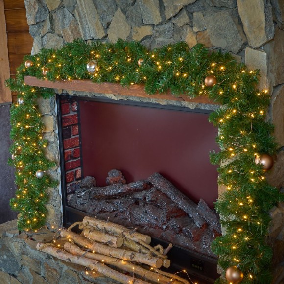 Гирлянда Роса Uniel ULD-S2000-200/DTA AMBER IP20 DEW UL-00012077