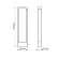Садовый светильник Arlight Lgd-path-frame 021929(1), Черный, Прозрачный, Теплый белый, вид сбоку