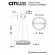 Подвесной светильник Citilux Чезаре CL338141, Хром, Прозрачный, От теплого до холодного