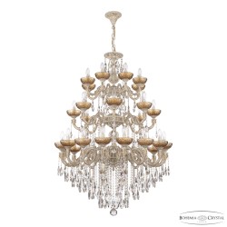 Подвесная люстра Bohemia Ivele Crystal AL79101/16+8+8/300/3d B WMG P Amber/M-1F
