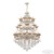 Подвесная люстра Bohemia Ivele Crystal AL79101/16+8+8/300/3d B WMG P Amber/M-1F