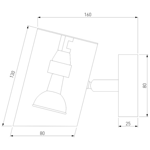 Спот Eurosvet Splay 70147/1 белый a062035