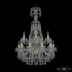 Подвесная люстра Bohemia Ivele Crystal 1409/10+5/195/XL-83/2d G
