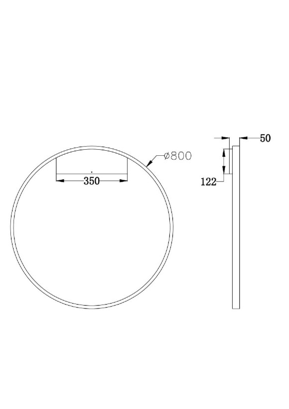 Настенный светильник Maytoni Rim MOD058WL-L50BS4K