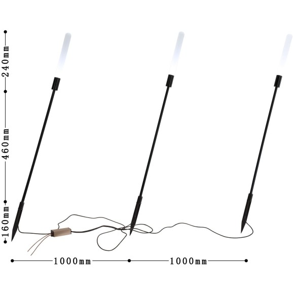 Ландшафтный светильник Favourite Reedy 4048-3T