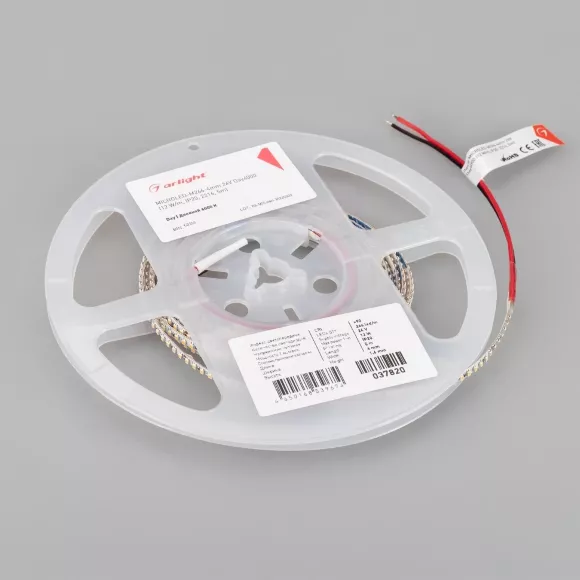 Светодиодная лента Arlight MICROLED-M266-4mm 24V Day4000 (12 W/m, IP20, 2216, 5m) 037820 Светодиодная лента Arlight MICROLED-M266-4mm 24V Day4000 (12 W/m, IP20, 2216, 5m) 037820
