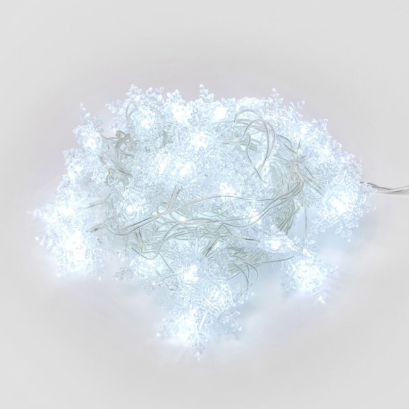 Светодиодная гирлянда (07930) Uniel сакура 220V белый ULD-S0700-050/DTA White IP20 SNOWFLAKES-1