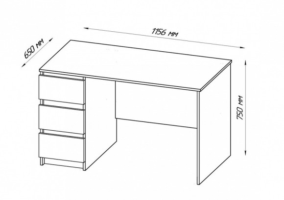 Стол письменный Кастор SHST_2.03.06.090.1