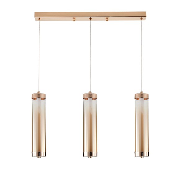 Подвесной светильник Indigo Rilucente 11061/3P Gold V000150L