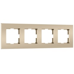 Рамка на 4 поста Werkel Slab (шампань софт) W0042911 4690389218446 a071625