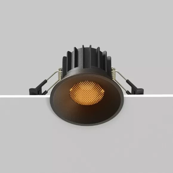 Встраиваемый светильник Maytoni Round DL058-12W2.7K-B, 2700 Встраиваемый светильник Maytoni Round DL058-12W2.7K-B, 2700
