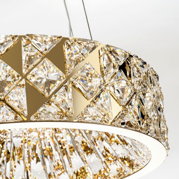 Подвесная люстра с пультом управления Modelux ML.335.400 GD