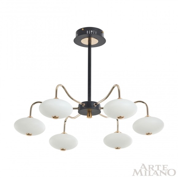 Люстра на штанге Arte Milano Neapolis 273908/6 BK/GD