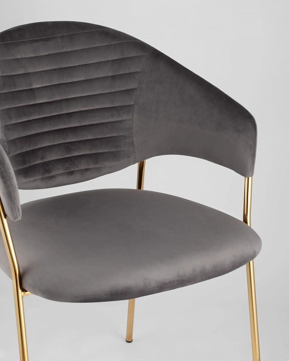 Набор из 2 стульев Эвита SGR_FDC8022_DARK_GREY_FUT-81_BOX