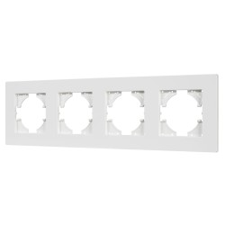 Рамка на 4 поста пластиковая Arlight FRM-PERIO-PL-4-WH 049758