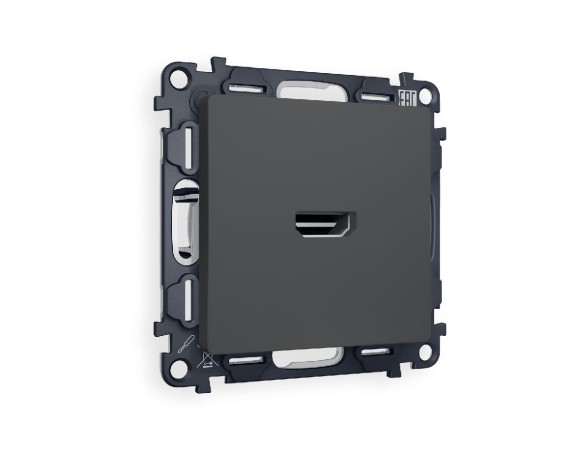 Комплект механизма розетки HDMI 2.0 40V/500mA 2.0GHz 5-18Gbit/s Ambrella Volt Alfa MA914010