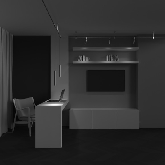 Трековый магнитный светильник Maytoni Focus LED TR155-1-5W3K-BS