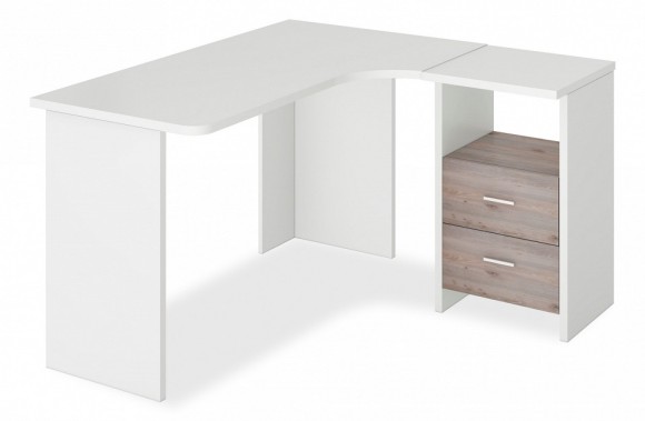 Стол письменный Домино Лайт СКЛ-Угл130 MER_SKL-Ugl_130_BEN_PRAV