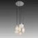 Подвесная люстра Lightstar Pentola 803060, Хром, Белый, Металл