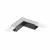 Угол Arlight PLS-LOCK-H25-L90 BLACK (с экраном MAT-L) 031268