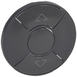 Лицевая панель Legrand Celiane механизма рольставней графит 067955