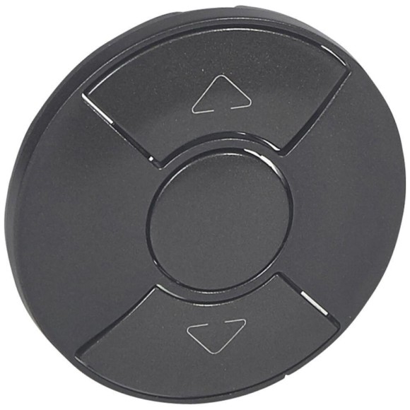 Лицевая панель Legrand Celiane механизма рольставней графит 067955