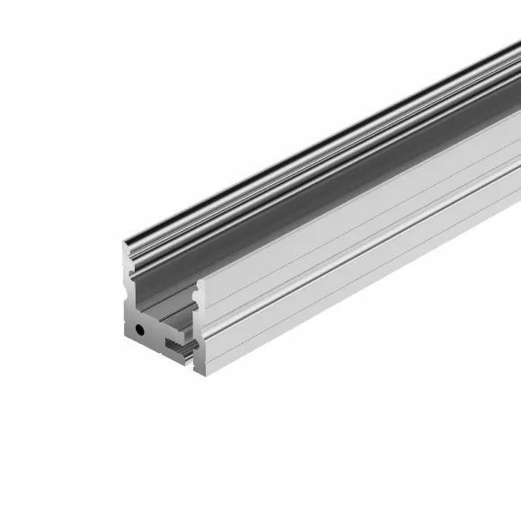 Профиль Arlight ARH-FLOOR27-H28-2000 ANOD 038356, Серебро, Алюминий, Россия, вид сбоку