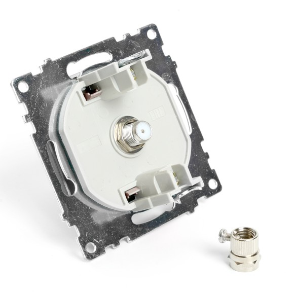 Розетка телевизионная 1-местная Stekker Катрин GLS00-7108-04 49024