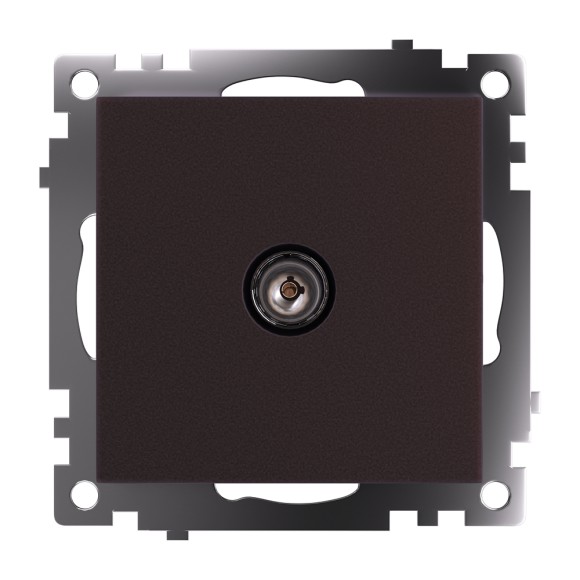 Розетка телевизионная 1-местная Stekker Катрин GLS00-7108-04 49024