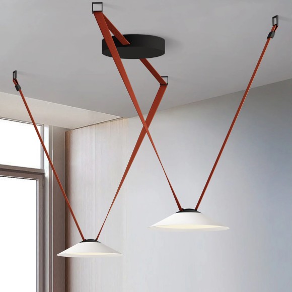 Трековый однофазный светильник Denkirs Belty flow DK5564-WH+BK