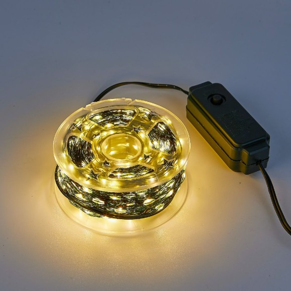 Гирлянда Роса Uniel ULD-S10000-1000/DGA WARM WHITE IP20 DEW UL-00012089