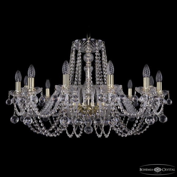 Подвесная люстра Bohemia Ivele Crystal 1402/12/300 G Balls