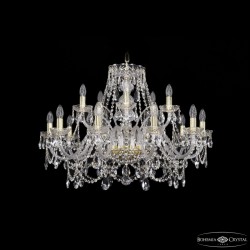 Подвесная люстра Bohemia Ivele Crystal 1411/10+5/300 G