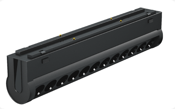 Трековый магнитный светильник iLedex Vision 4825-041-L209-12W-36DG-4000K-BK