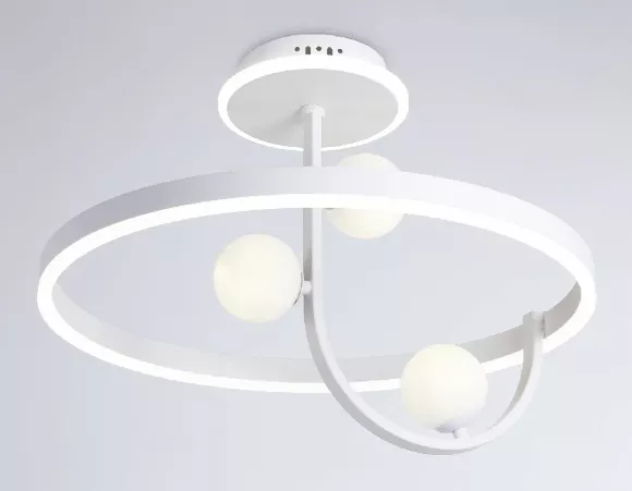 Люстра на штанге Ambrella Light Comfort LineTech FL66261, 6400, От теплого до холодного, Хай-тек