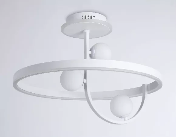 Люстра на штанге Ambrella Light Comfort LineTech FL66261, вид снизу