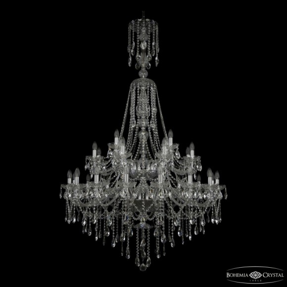 Подвесная люстра Bohemia Ivele Crystal 1415/16+8+4/400/XL-185/2d Ni