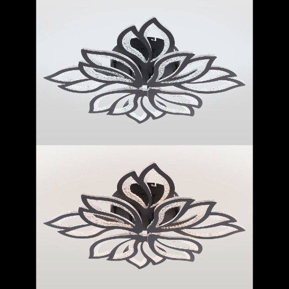 Потолочная люстра с пультом управления Natali Kovaltseva Fortuna LED LAMPS 81107/7C