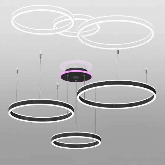 Подвесная светодиодная люстра с пультом управления Citilux Дуэт Смарт CL719A701