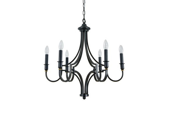 Подвесная люстра Newport Daniela 3456/C black+gold М0070512